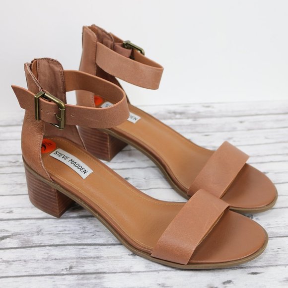 Steve Madden Shoes - Steve Madden Rivenn Block Heel Sandals Brown 9.5